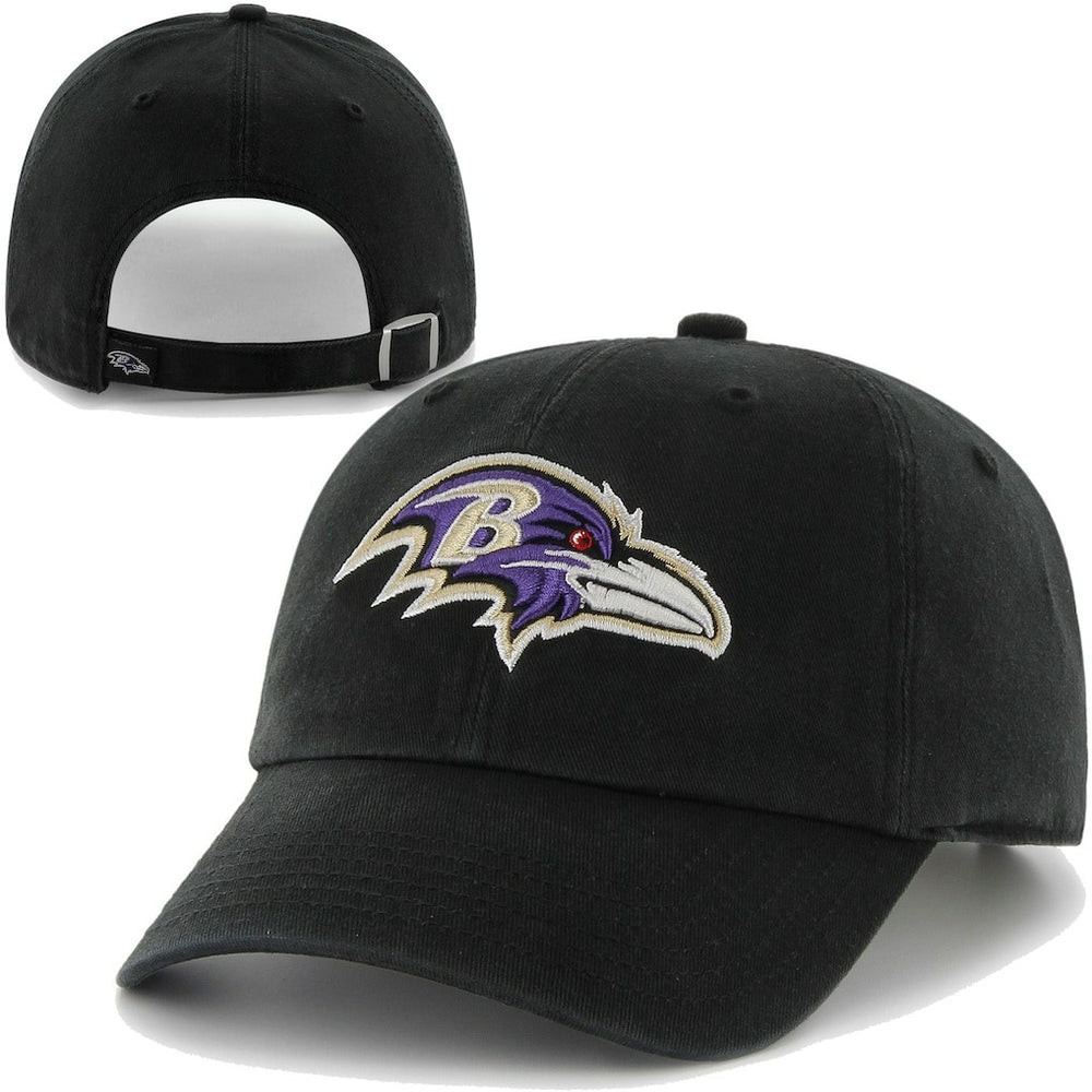 47 brand 47 Brand Baltimore Ravens Clean Up Adjustable Hat Black
