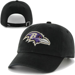 47 brand 47 Brand Baltimore Ravens Clean Up Adjustable Hat Black