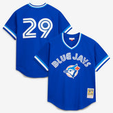 Joe Carter Toronto Blue Jays Mitchell & Ness Authentic Batting Practice Jersey - Royal - Mitchell & Ness Online