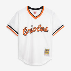 Cal Ripken Jr. Baltimore Orioles Mitchell & Ness Authentic Batting Practice Jersey - White - Mitchell & Ness Sale