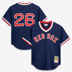 Wade Boggs Boston Red Sox Mitchell & Ness Authentic Batting Practice Jersey - Navy - Mitchell & Ness Online