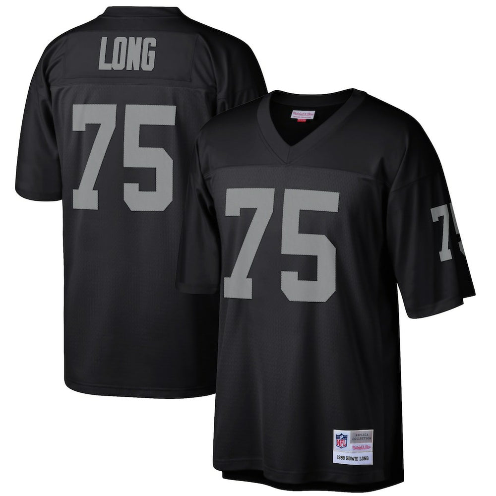 Mitchell & Ness Howie Long Las Vegas Raiders Retired Player Legacy Replica Jersey Black