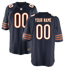 Nike Chicago Bears Youth Custom Game Jersey Navy