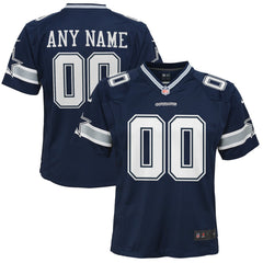 Nike Dallas Cowboys Youth Custom Game Jersey Navy