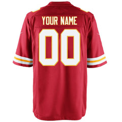 Nike Kansas City Chiefs Youth Custom Game Jersey Red