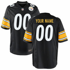 Nike Pittsburgh Steelers Youth Custom Game Jersey Black