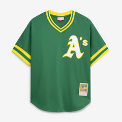 Rickey Henderson Athletics Mitchell & Ness Authentic Batting Practice Jersey - Green - Mitchell & Ness Sale