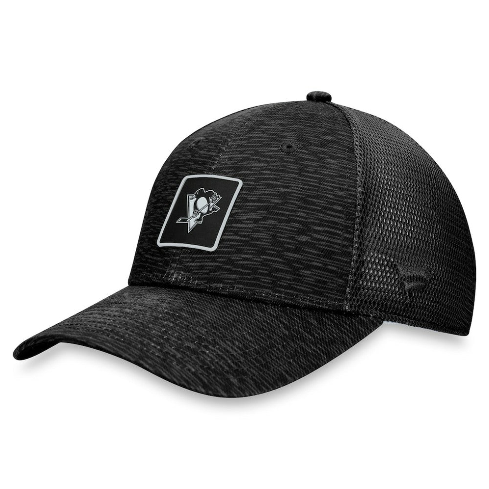 Pittsburgh Penguins Fanatics Women's Authentic Pro Road Trucker Adjustable Hat – Black - NHL 200000402