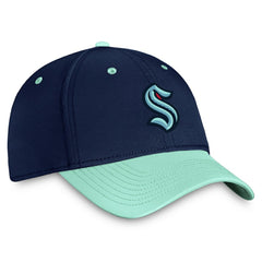Seattle Kraken Fanatics Authentic Pro Rink Two-Tone Flex Hat – Deep Sea Blue/Light Blue - NHL 200000486