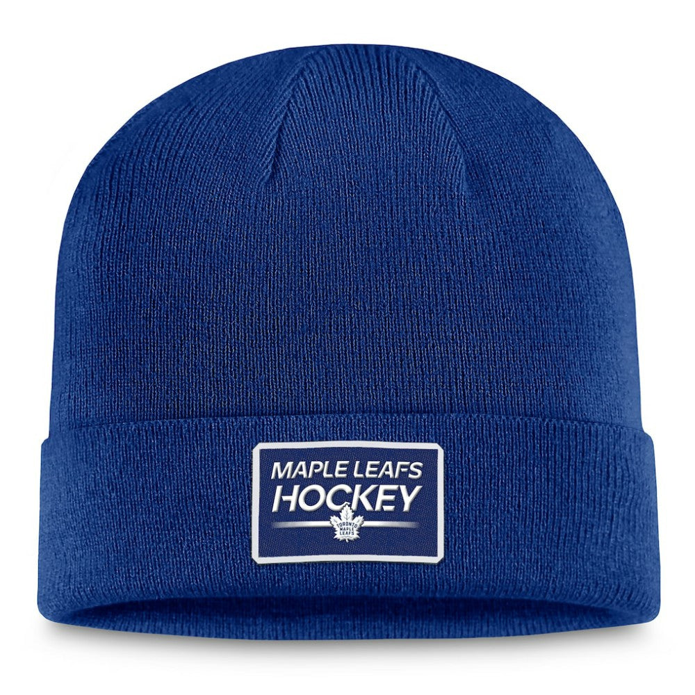 Toronto Maple Leafs Fanatics Authentic Pro Cuffed Knit Hat – Blue - NHL 200000508