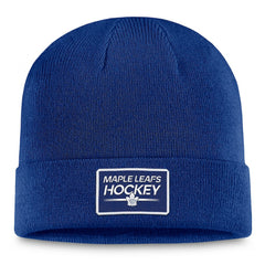 Toronto Maple Leafs Fanatics Authentic Pro Cuffed Knit Hat – Blue - NHL 200000508