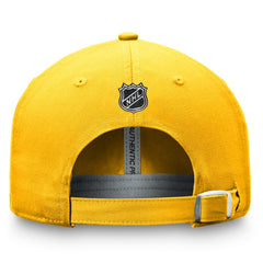 Nashville Predators Fanatics Authentic Pro Prime Adjustable Hat – Gold - NHL 200000541