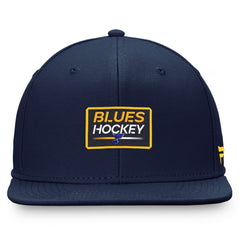 St. Louis Blues Fanatics Authentic Pro Prime Snapback Hat – Navy - NHL 200000560