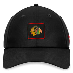 Chicago Blackhawks Fanatics Authentic Pro Rink Adjustable Hat - Black - NHL 200000614