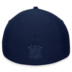 Seattle Kraken Fanatics Authentic Pro Road Stack Logo Flex Hat - Deep Sea Blue - NHL 200000670