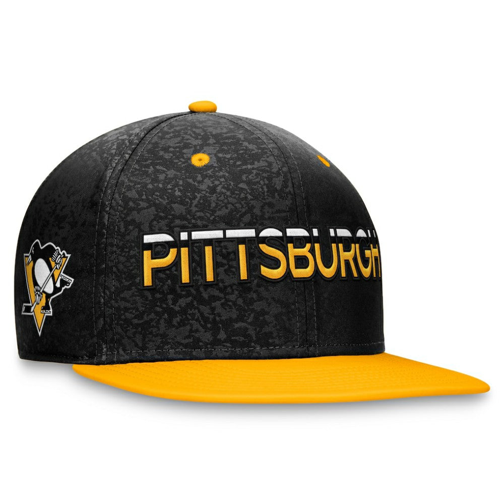 Pittsburgh Penguins Fanatics Authentic Pro Rink Two-Tone Snapback Hat – Black/Gold - NHL 200000682