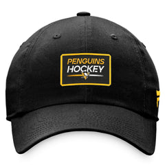 Pittsburgh Penguins Fanatics Women's Authentic Pro Rink Adjustable Hat - Black - NHL 200000715