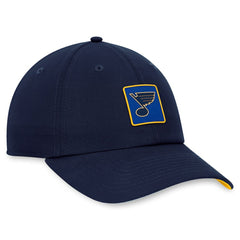St. Louis Blues Fanatics Authentic Pro Rink Adjustable Hat - Navy - NHL 200000722