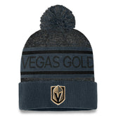 Vegas Golden Knights Fanatics Authentic Pro Cuffed Knit Hat with Pom - Gray - NHL 200000794