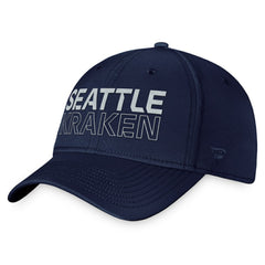 Seattle Kraken Fanatics Authentic Pro Road Flex Hat – Deep Sea Blue - NHL 200000856