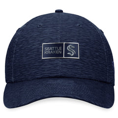 Seattle Kraken Fanatics Authentic Pro Road Adjustable Hat - Deep Sea Blue - NHL 200000877