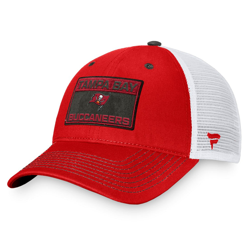 Fanatics Tampa Bay Buccaneers Fundamentals Trucker Adjustable Hat Red/White