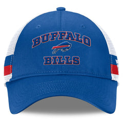 Fanatics Buffalo Bills Fundamentals Side Stripe Trucker Adjustable Hat Royal/White