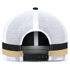 Fanatics New Orleans Saints Fundamentals Side Stripe Trucker Adjustable Hat Black/White