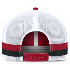 Fanatics Tampa Bay Buccaneers Fundamentals Side Stripe Trucker Adjustable Hat Red/White
