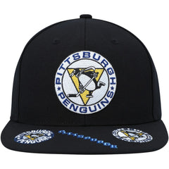 Pittsburgh Penguins Mitchell & Ness Vintage Hat Trick Snapback Hat - Black - NHL 200002178