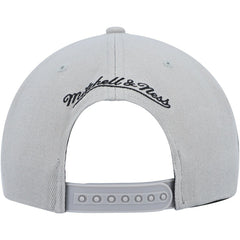 Brooklyn Nets Side Core 2.0 Snapback Hat Gray | Mitchell & Ness