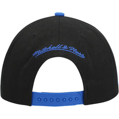 Dallas Mavericks Side Core 2.0 Snapback Hat for sale Black/Royal | Mitchell & Ness online