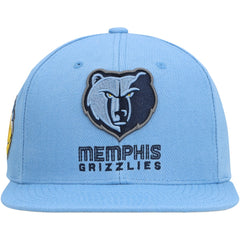 Memphis Grizzlies Side Core 2.0 Snapback Hat Light Blue | Mitchell & Ness Near Me