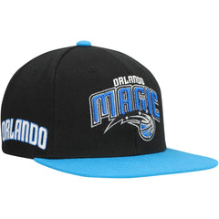 Orlando Magic Side Core 2.0 Snapback Hat Black/Royal | Mitchell & Ness discount