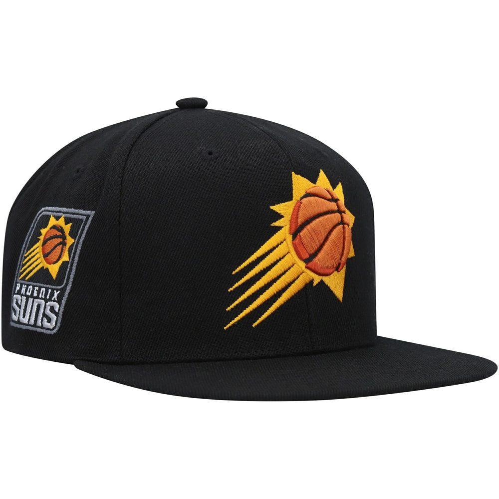 Phoenix Suns Side Core 2.0 Snapback Hat Black | Mitchell & Ness outlet