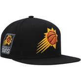 Phoenix Suns Side Core 2.0 Snapback Hat Black | Mitchell & Ness outlet