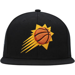Phoenix Suns Side Core 2.0 Snapback Hat Black | Mitchell & Ness outlet
