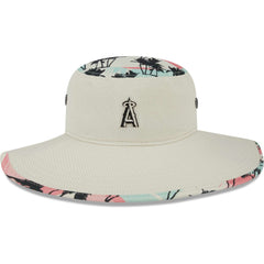 Los Angeles Angels New Era Retro Beachin' Bucket Hat - Natural - New Era Lifestyle