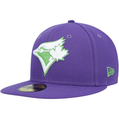 Toronto Blue Jays New Era Lime Side Patch 59FIFTY Fitted Hat - Purple - New Era Online