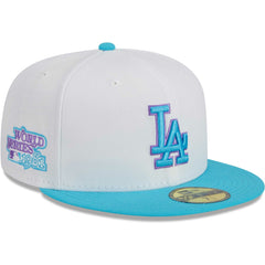 Los Angeles Dodgers New Era Vice 59FIFTY Fitted Hat - White - New Era on Sale