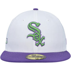 Chicago White Sox New Era Side Patch 59FIFTY Fitted Hat - White - New Era on Sale