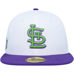 St. Louis Cardinals New Era 2011 World Series Side Patch 59FIFTY Fitted Hat - White - New Era Lifestyle