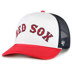 Boston Red Sox '47 Foam Front Script Trucker Snapback Hat - White - 47 brand Online