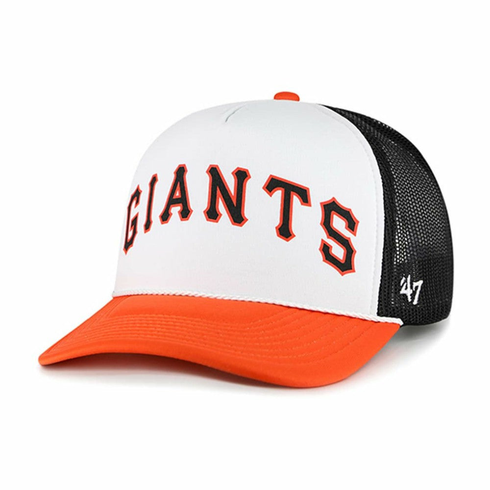 San Francisco Giants '47 Foam Front Script Trucker Snapback Hat - White - 47 brand Online