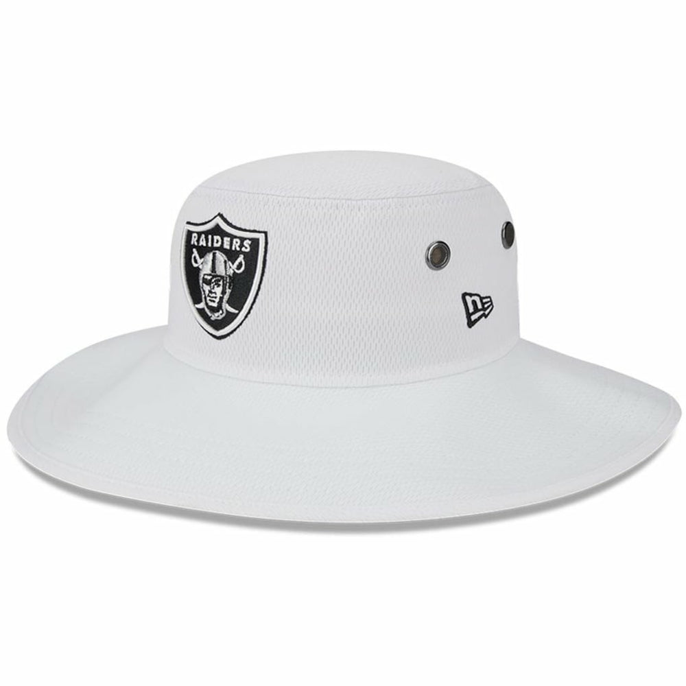 Las Vegas Raiders New Era 2023 NFL Training Camp Panama Bucket Hat White