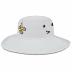New Orleans Saints New Era 2023 NFL Training Camp Panama Bucket Hat White
