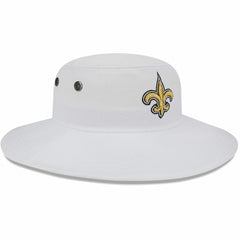 New Orleans Saints New Era 2023 NFL Training Camp Panama Bucket Hat White