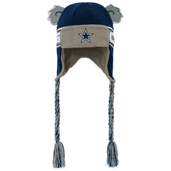 Dallas Cowboys Youth Wordmark Ears Trooper Knit Hat Navy