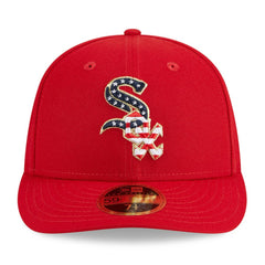 Chicago White Sox New Era 2023 Fourth of July Low Profile 59FIFTY Fitted Hat - Red - New Era Lifestyle