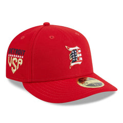 Detroit Tigers New Era 2023 Fourth of July Low Profile 59FIFTY Fitted Hat - Red - New Era Online